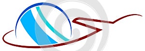 International travel logo