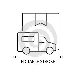 International truckload shipping client service linear icon