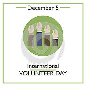 International Volunteer Day. December 5