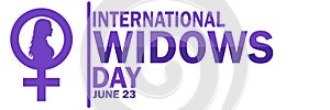 International Widows Day photo