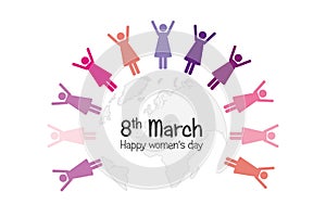 International womans day 8th march women around the world