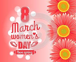 International Womans Day Holiday on Eight of March