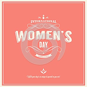 International womans day-March 8th