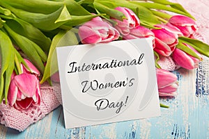 International Women`s Day card