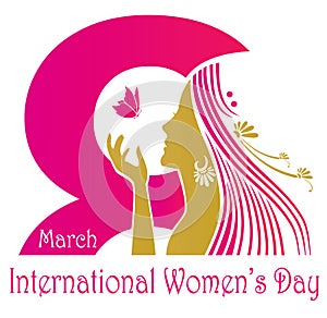 International womens day design photo