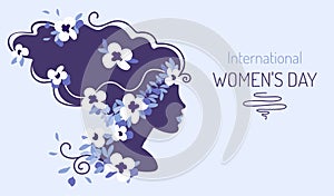 International womens day vector illustration