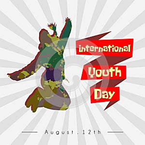 International Youth Day Vector Design