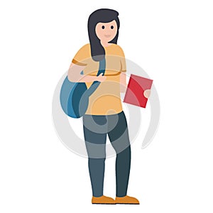 Internee, pupil Vector Illustration icon which can be easily modified