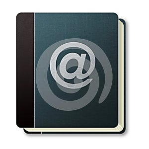 Internet address book icon