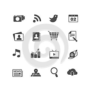 Internet Applications Icon Set