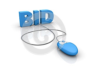 Internet auction bid photo