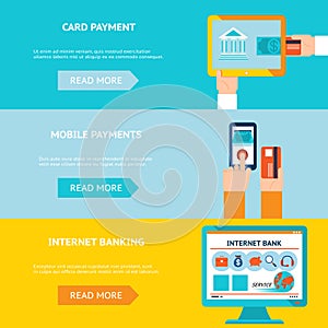 Internet banking and mobile payments