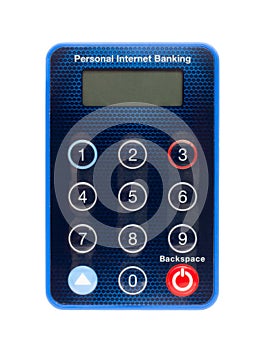 Internet banking security token