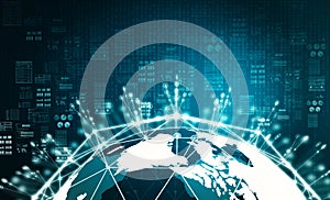 Internet big data information concept