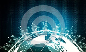 Internet big data information concept