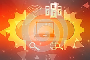 Internet binary data code computing or transmission process,Internet data transmission.