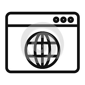 Internet Browser Icon Perfect for Web Surfing and Online Navigation