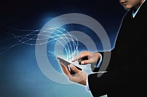 Internet for Business Concept