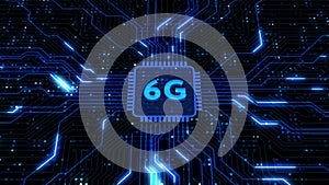 Internet, business, Technology and network concept. The concept of 6G network, high-speed mobile Internet, new generation networks