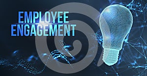 Internet, business, Technology and network concept.Employee engagement