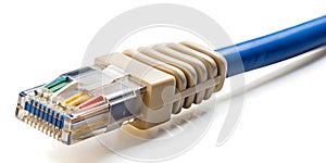 Internet Cable Isolated On White Background