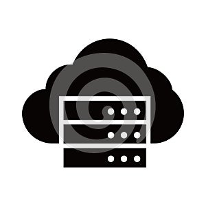 internet cloud computing icon design