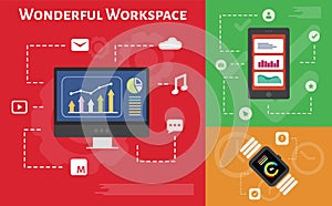 Internet Communications Icon Set