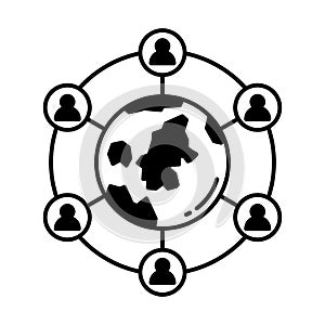 Internet connected devices Vector Icon which can easily modify or edit