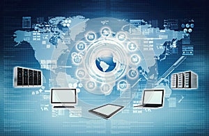 Internet Connection Concept