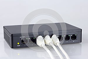 Internet connection hub switch and white lands usb
