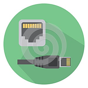Internet connection, network connectivity Color Vector icon which can easily modify or edit