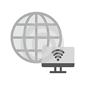 Internet Connectivity icon vector image.