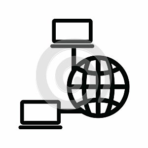 Internet Connectivity icon vector image.