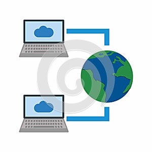 Internet Connectivity Icon vector image.