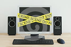 Celosvětová počítačová síť zločin scéna 