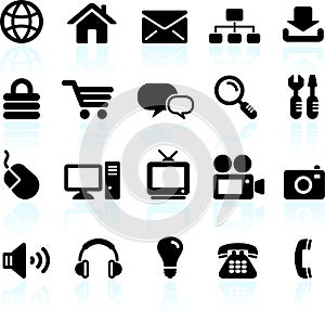 Internet design icon set