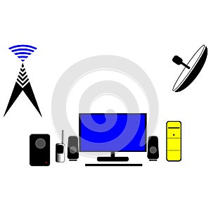 Internet digital vector network computer technology