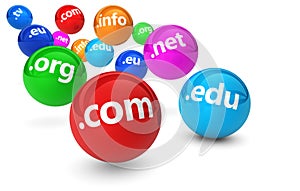 Internet Domain Name Concept