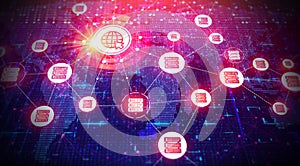 Internet Exchange and Internet Exchange Points - Conceptual Illustration