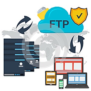 Internet FTP server and online storage