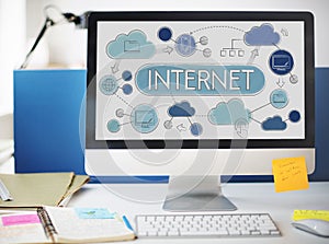 Internet Global Communication Connection Data Concept