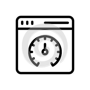 internet vector thin line icon