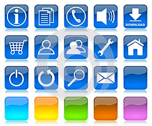 Internet icons series