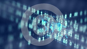 Internet Information Technology Visualization concept