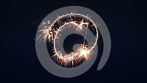 Internet Mail Sign Sparkler