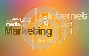 Internet and Marketing - Word Cloud