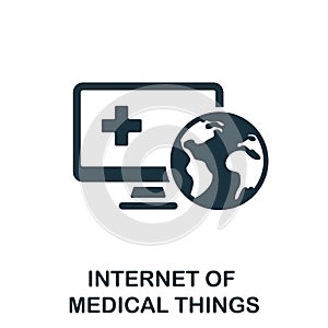 Internet Of Medical Things icon. Simple element from healthcare innovations collection. Creative Internet Of Medical