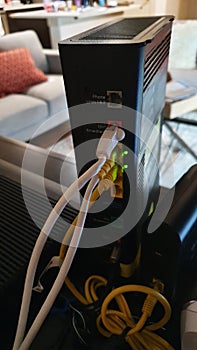 Internet modem connection cables