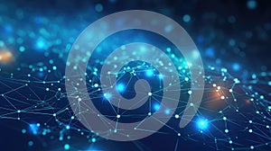 internet network digital background