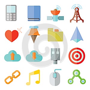 Internet and network icons